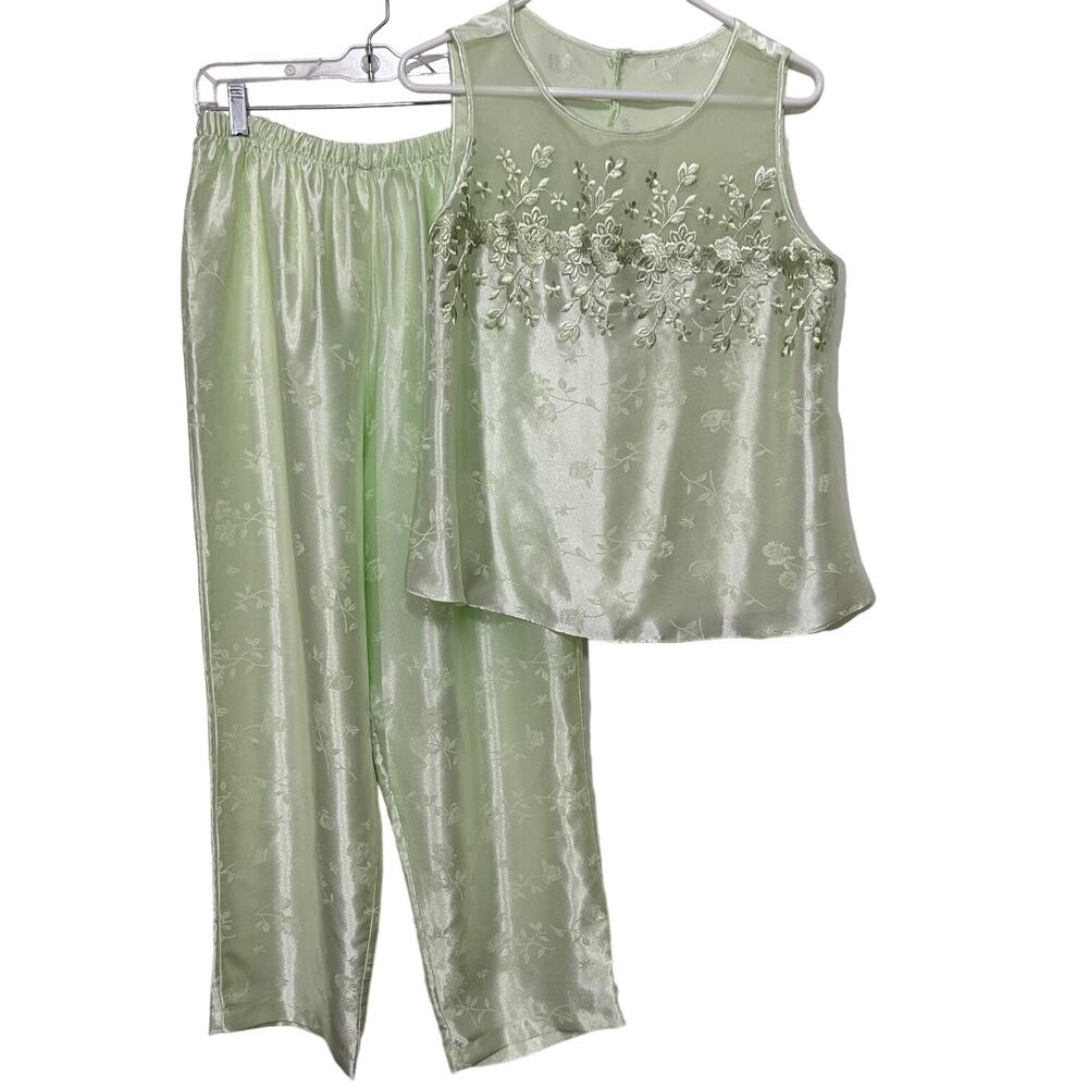 Inner Most 2 Piece Women's Polyester Pajama Top and Pants Set Size L
